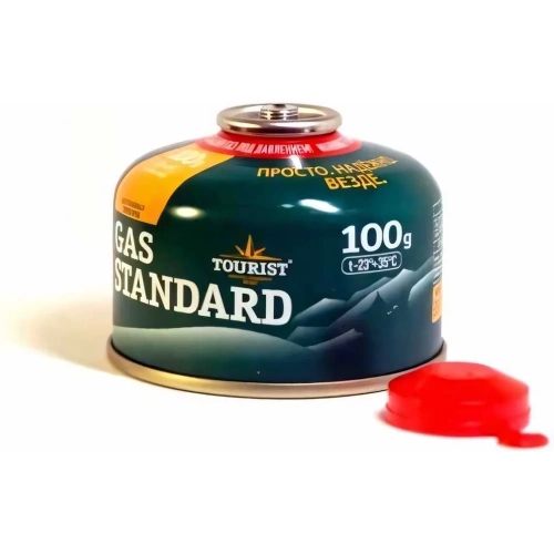 Газовый баллон TOURIST GAS STANDARD, 100 г, с клапаном резьбового типа TBR-100 фото 4