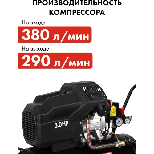 Поршневой масляный компрессор QUATTRO ELEMENTI KM 50-380 248-504 фото 9
