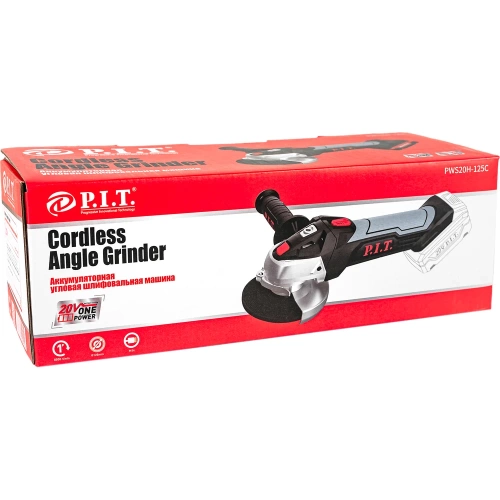 Аккумуляторная угловая шлифмашина P.I.T. PWS20H-125C фото 5