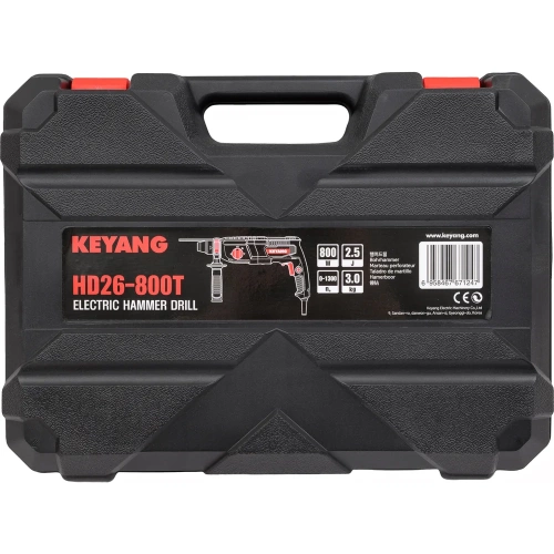 Перфоратор KEYANG SDS-plus HD26-800T 800 Вт, 2,5 Дж, 5500 уд/мин фото 7
