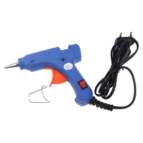 Клеевой малый пистолет Hobby&pro GG-010N (3K-508) 15W премиум (+ клеев.стержни 9,5см d-7,2мм - 2 шт)  7707496