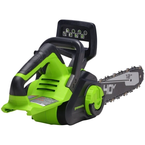Цепная пила аккумуляторная GreenWorks G40CS30II 40V, 30 см, с 1xАКБ 2Ач c USB и ЗУ 2007807USB2 фото 5
