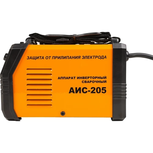 Инвертор сварочный СПЕЦ АИС-205, 230 В, А20-205, электр. 1,6-4 мм (акс.в компл.) + краги 4187/И-8079-И фото 7