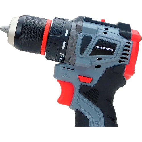 Аккумуляторный бесщеточный шуруповерт Profipower BL-161 16В, 40Нм, Li-ion 2 шт, 2.0Ач,2 скорости, 0.8-10 мм, З/У, в кейсе E0210 фото 7