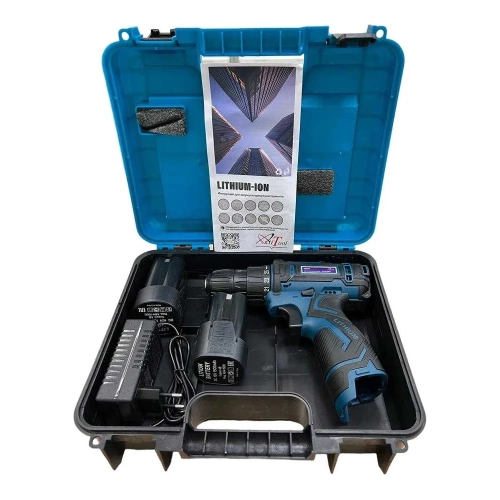 Аккумуляторная дрель-шуруповерт AktiTool cd16g в кейсе, 16  В, 2 li-ion аккум. 1500 mah 101205 фото 5