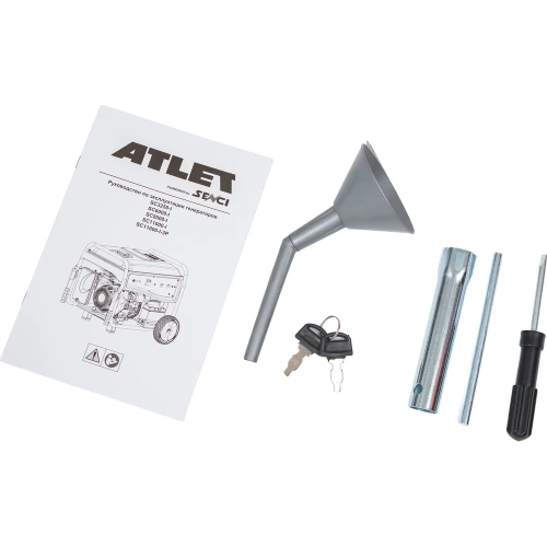 Бензиновый генератор ATLET (2.8кВт ручной стартер) SC3250-I фото 11