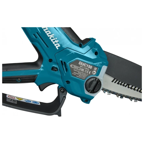 Пила цепная аккуммуляторная Makita LXT BL 18В, 320 Вт, 6/15 см, 0.325, 1.1 мм, 8 м/с XPT DUC150Z фото 3