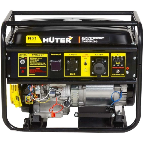 Бензиновая электростанция Huter DY8000LX-3 64/1/28 фото 4