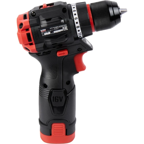 Аккумуляторная дрель Elitech CD 16L2 (16В, 2х2Ач, 55Нм, BL) HD 205715 фото 6