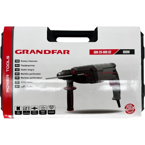 Перфоратор GRANDFAR (3.2 Дж,850Вт) GBH28-900G2 фото 6