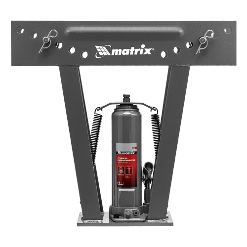 Трубогиб гидравлический, 1/2-2", 12 т, в комплекте с башмаками Matrix фото 3