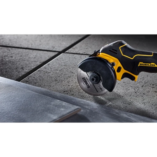 Аккумуляторная отрезная машина Dewalt DCS438E2T, 18 В, 76 мм, 20000 об/мин, с 2 АКБ 1.7 Ач и ЗУ, в кейсе TSTAK DCS438E2T-QW фото 8