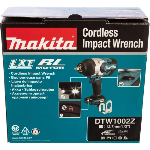 Аккумуляторный гайковерт Makita DTW1002Z фото 10