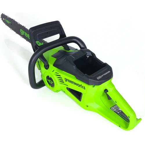 Цепная аккумуляторная пила GreenWorks GD40CS20X 40V, 40 см, 2000 Вт, бесщеточная, c 1хАКБ 4 Ач И ЗУ 2008807USB4 фото 9