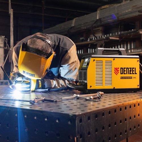 Аппарат инвертор. аргонодуговой сварки ITIG-200 DС Pulse Cold Weld, 200 А, ПВ 60% Denzel фото 21
