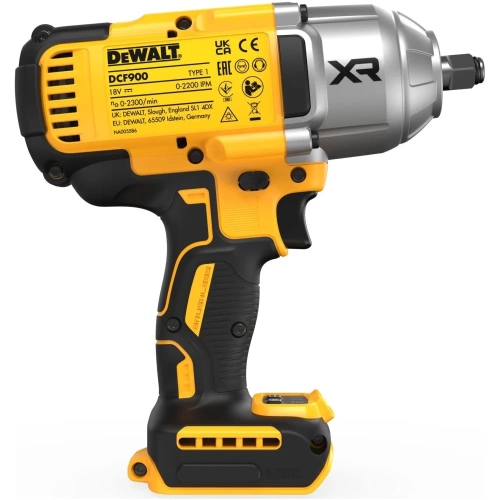 Аккумуляторный гайковерт DEWALT DCF900P2G, 18В, 1898Нм, 2200 уд/мин, с 2 АКБ 5 Ач и ЗУ, в чехле DCF900P2G-QW фото 5