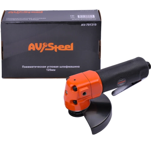 Пневматическая угловая шлифмашина AV Steel 125 мм AV-701319 фото 3