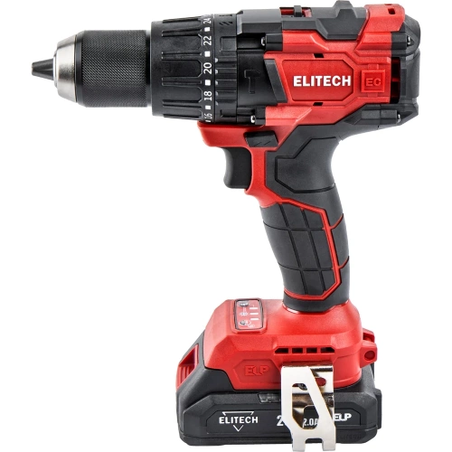 Дрель аккумуляторная Elitech ДА 21УБЛ2 (E2201.048.01) 205682 фото 3