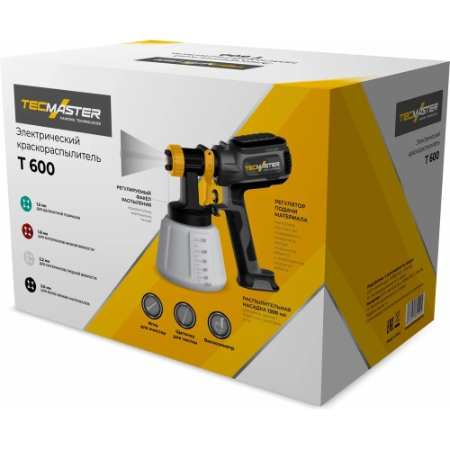 Краскораспылитель электрический TecMaster T 600 DIY 1023600 фото 5