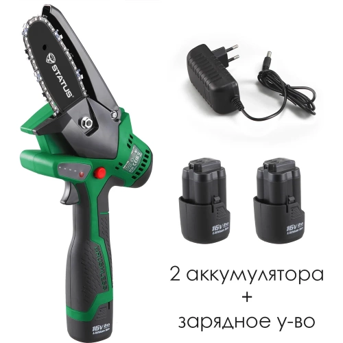 Бесщеточная аккумуляторная цепная пила STATUS CP 115 07410601 фото 4