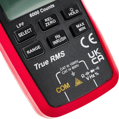 Токоизмерительные цифровые клещи UNI-T UT207B TrueRMS, AC/DC, 1000A, 00-0004256 фото 7
