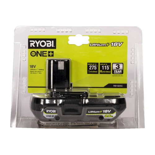 Аккумулятор RB1825C ONE+ 18В, 2.5Ач Ryobi 5133005516 фото 6