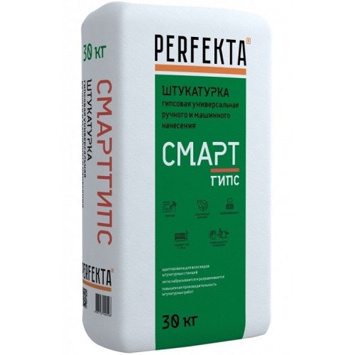 Штукатурка гипсовая Perfekta Смартгипс 30 кг фото 3