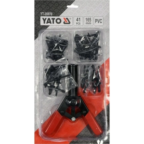 Заклепочник YATO для пластиковых заклепок набор 41 предмет YT-35970 394935970 092 1 фото 5