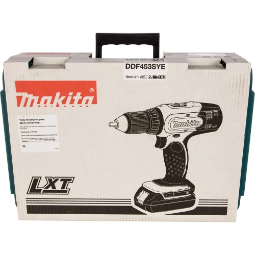 Аккумуляторная дрель-шуруповерт Makita LXT DDF453SYE фото 8