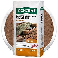 Раствор кладочный Основит Брикформ МС11 светло-коричневый 25 кг