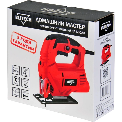 Лобзик Elitech ПЛ 560ЛЭ (E2206.009.00) ДМ 202420 фото 6