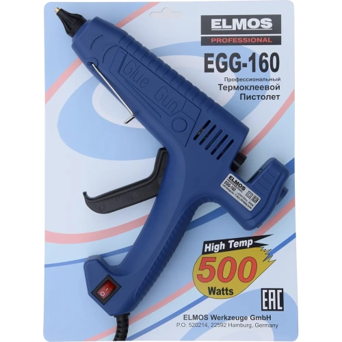 Термоклеевой пистолет Elmos EGG 160, d 11 mm, 500 W e70 591 фото 6