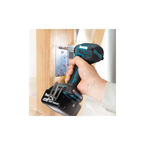 Шуруповерт ударный аккумуляторный Makita LXT18В BL XPT 180Нм Т1/Т2/Дерево/Болт 2х5,0 Ач АКБ, быстрое ЗУ, Makpac 2 DTD173RTJ фото 8