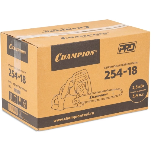 Бензопила CHAMPION 254-18 фото 11