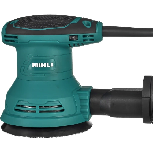 Эксцентриковая шлифмашина MINLI 125мм, 350Вт / 55301 фото 6