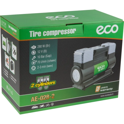 Автомобильный компрессор ECO AE-028-2 фото 9