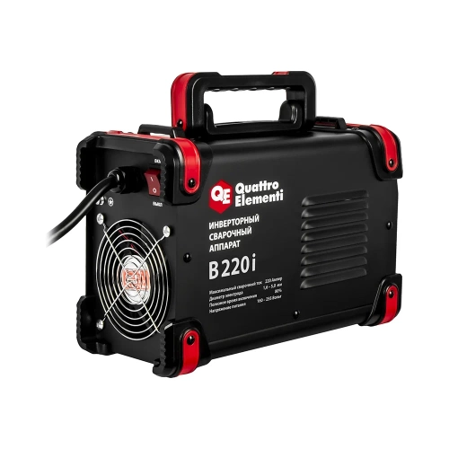 Аппарат электродной сварки QUATTRO ELEMENTI B 220i (220А, электроды до 5.0 мм, LED дисплей, TIG-Lift) 922-647 фото 4