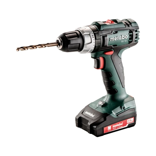 Аккумуляторная дрель Metabo BS 18 L 50 Нм, 2x2 Ач, кейс 602321500 фото 6