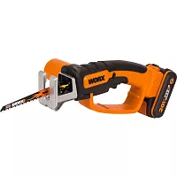 Пила аккумуляторная WORX 20В, 2Ач х1 и ЗУ 0,4А WG894E
