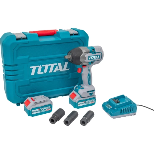 Аккумуляторный ударный гайковерт TOTAL 1/2” 850Нм  TIWLI2085 фото 4