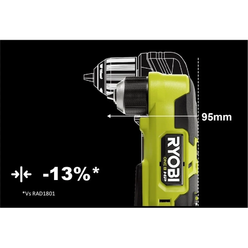 Бесщеточная угловая дрель Ryobi ONE+ HP RAD18C-0 5133004949 фото 3