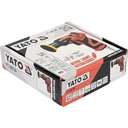 Пневматическая эксцентриковая шлифмашина YATO YT-09730 фото 5