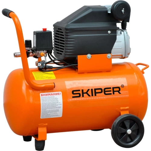 Воздушный компрессор SKIPER AR50B (до 260 л/мин, 8 атм, 50 л, 230 В, 1.80 кВт) 00-00011083 фото 3
