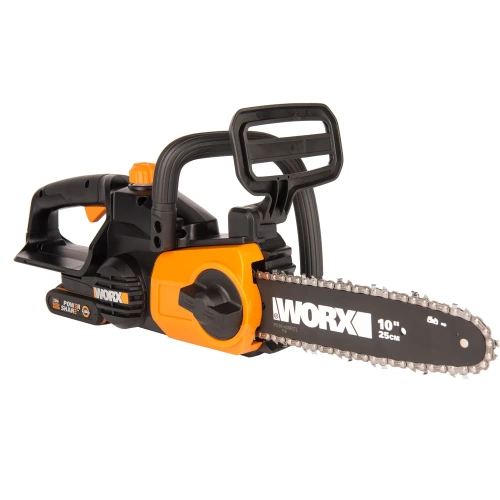 Аккумуляторная цепная пила WORX 20в, 25 см, 2ач х1 и зу 2а WG322E.1 фото 4