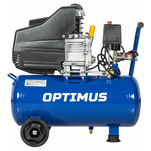 Поршневой компрессор Optimus 300л/мин, 2.2 кВт, 220 В, ресивер 24 л hd OPT-302430 фото 10