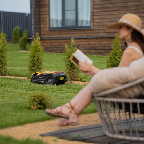Робот-газонокосилка Grass Master 1000  1000м², 3Ач, 28V, LCD дисплей, Wi-Fi Denzel фото 40