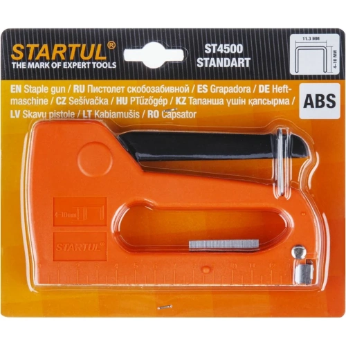 Строительный степлер STARTUL пластмассовый 4-10 мм Standart ST4500 фото 7