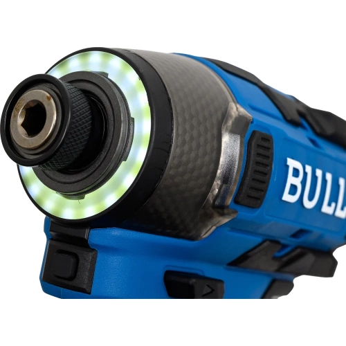 Аккумуляторный ударный гайковерт/винтоверт BULL CID 2218 Xcase, XLTpro, SET, бесщеточный, 18 В, 220 Н*м, 2x4 А*ч 1329954 фото 8