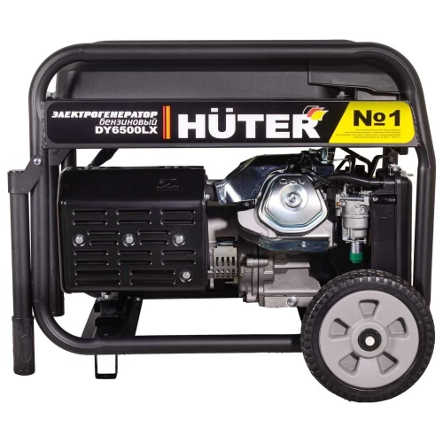 Электрогенератор Huter DY6500LX с колёсами и аккумулятором 64/1/15 фото 5