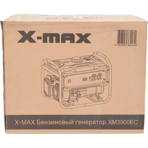 Бензиновый генератор X-MAX (3 кВт, электростартер, медная обмотка, с АКБ) XM3900EC фото 9